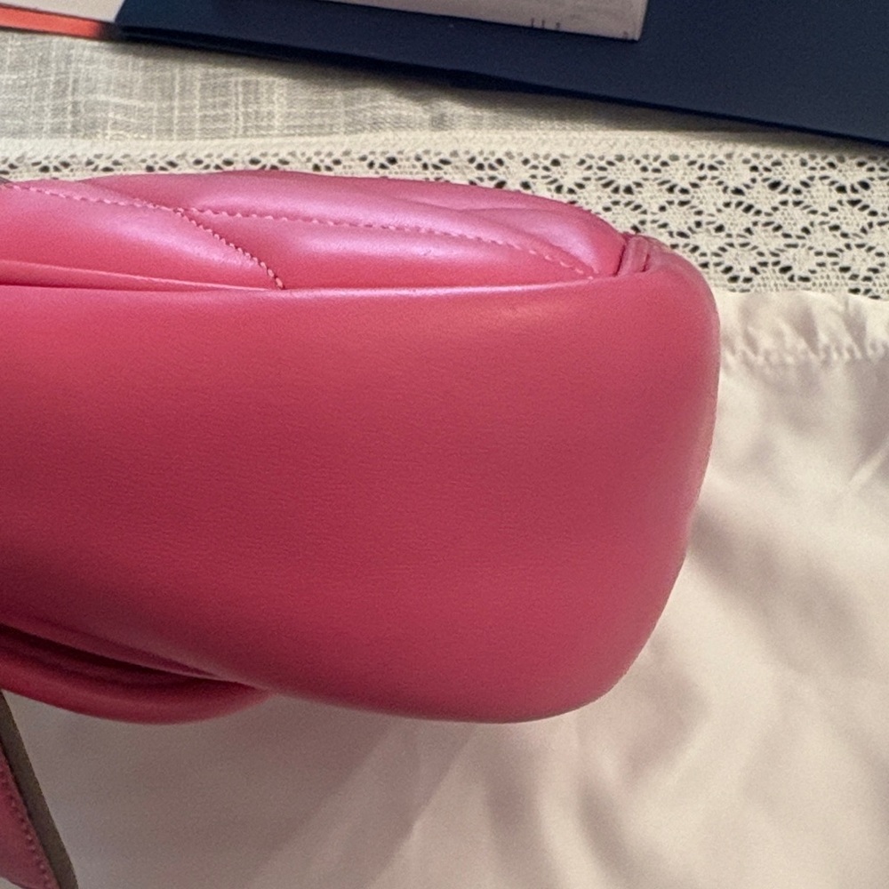Coach Fuchsia Quilted Crossbody Bag - Picture 7 of 11